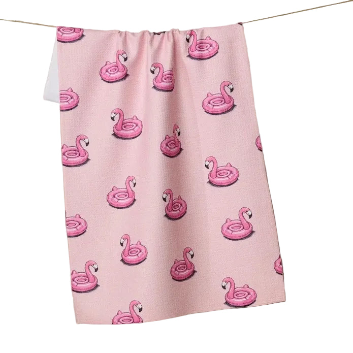Flamingo Tea Towel