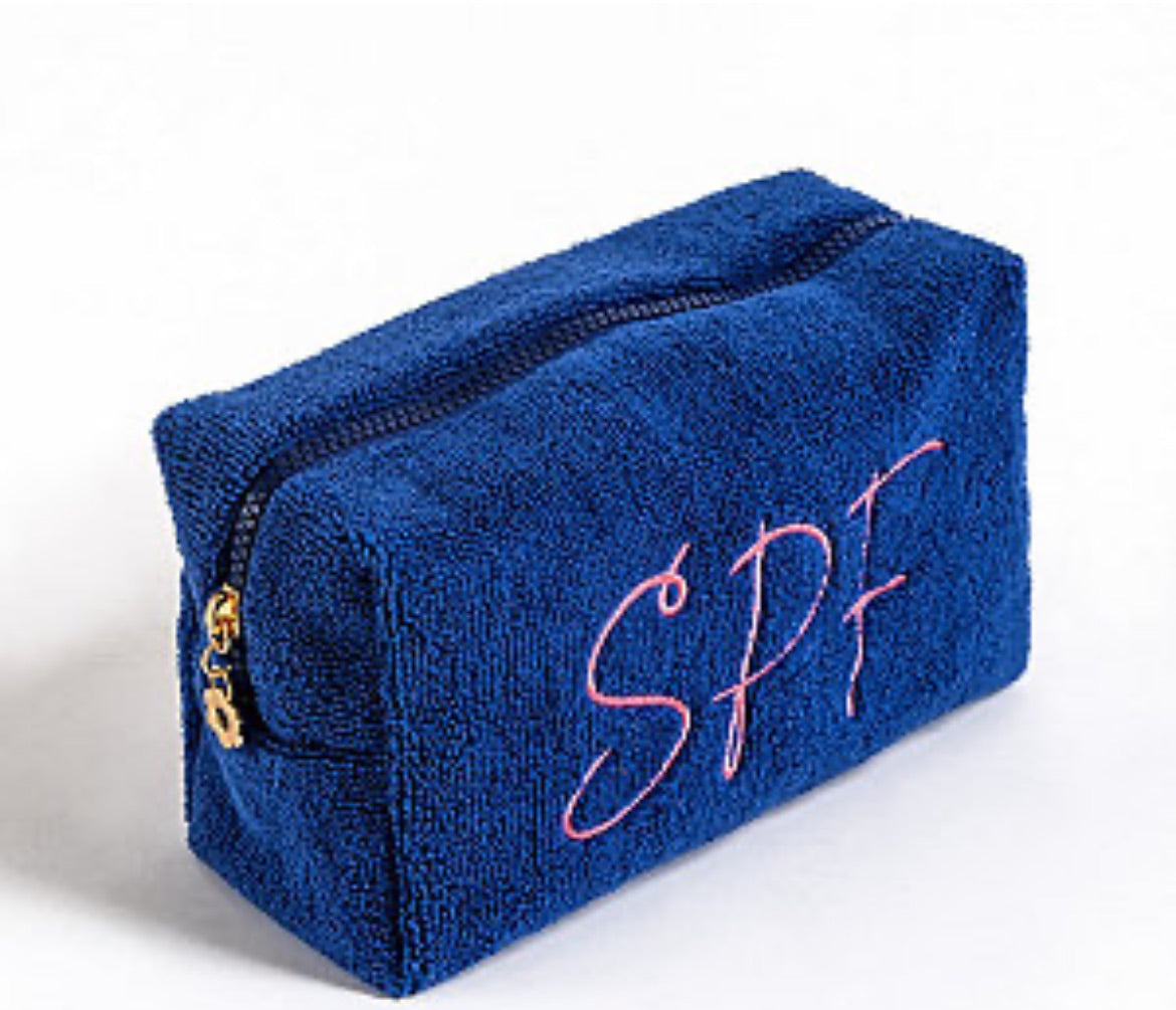 SPF Terry Zip Bag