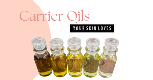 Carrier oils for essential oils including jojoba and other natural oils used in skincare by Vinyl & Oil
