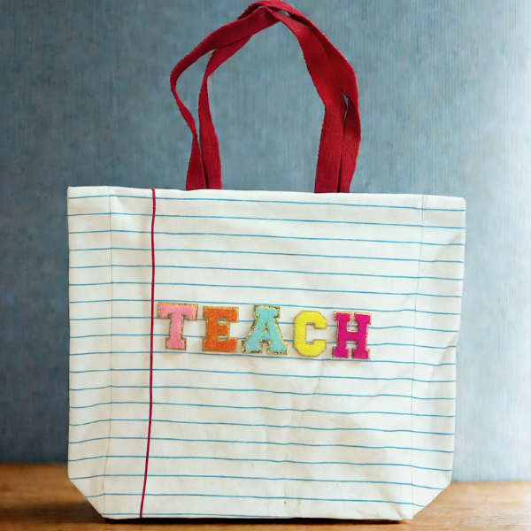 Notebook Canvas Tote Bag