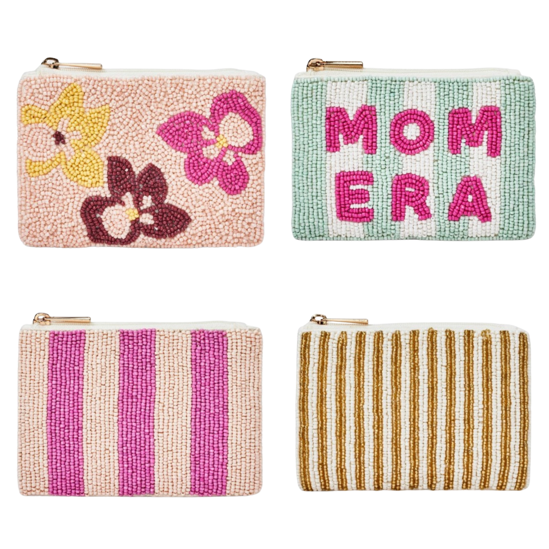 Beaded Zip Bag