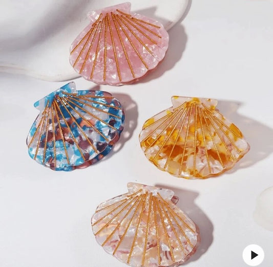 Shell Hair Clip