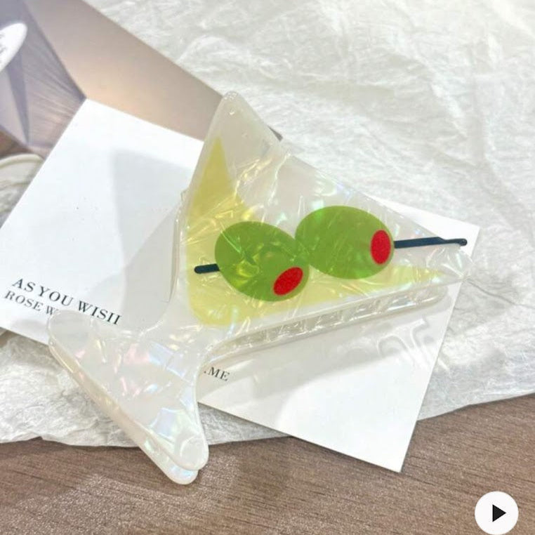 Cocktail Hair Clip