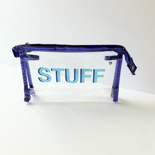 Stuff Vinyl Zip Bag