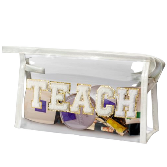 Teach Chenille Letter Bag
