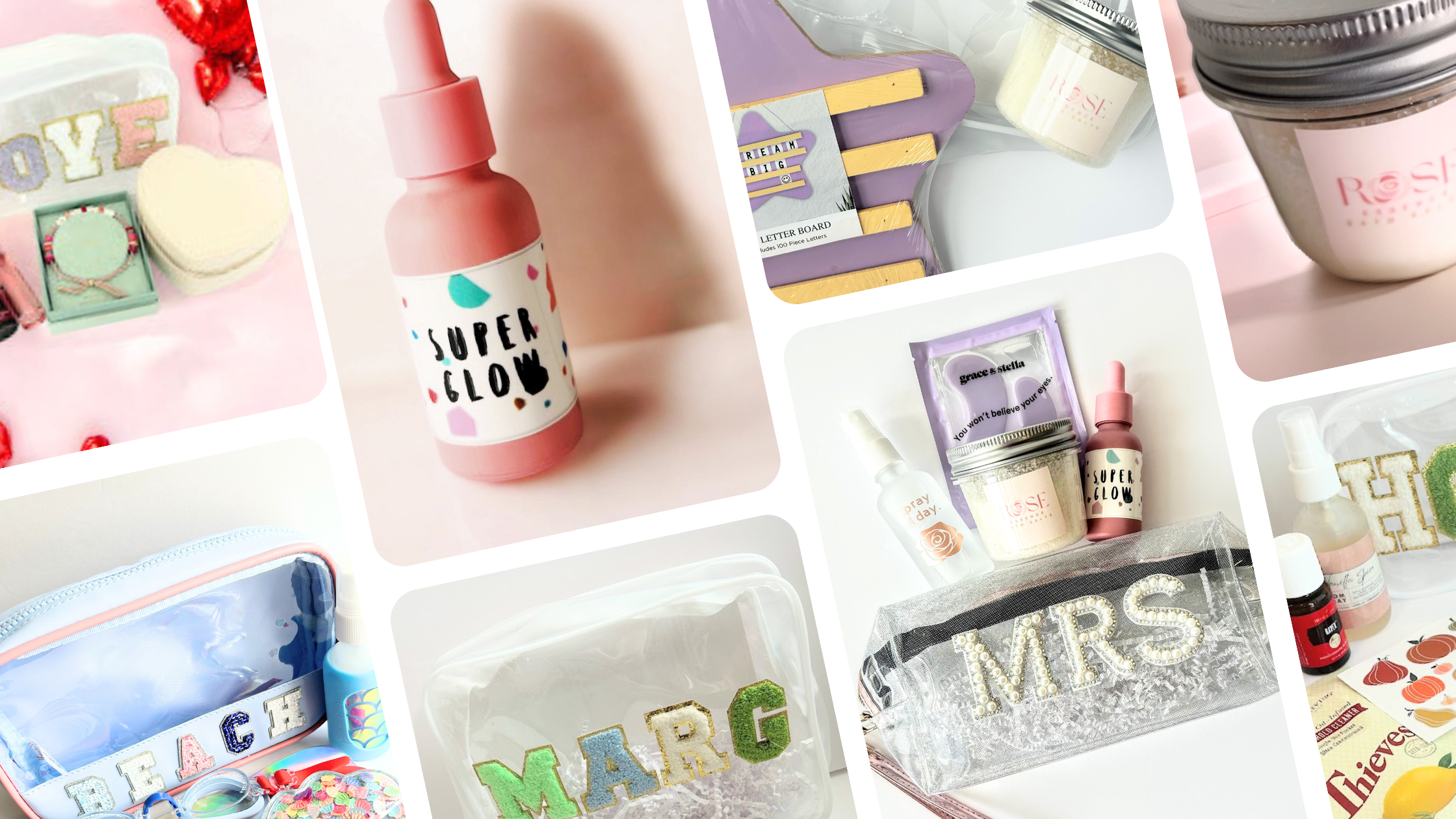 All-natural wellness gifts and gift bundles with essential oils and self-care products beautifully packaged
