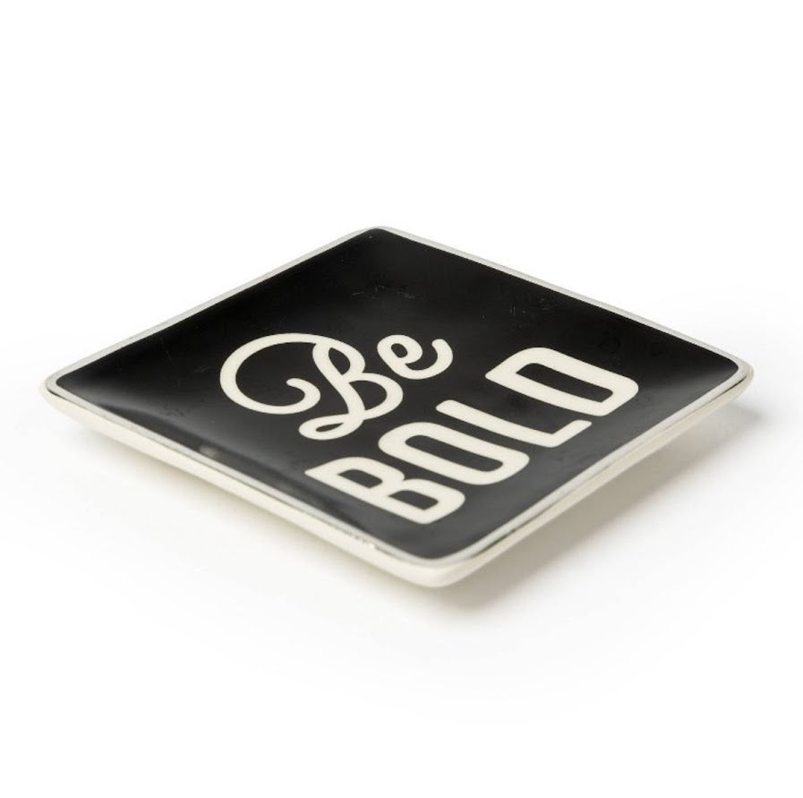 Be Bold Coffee Spoon Rest & Trinket Dish