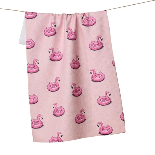 Flamingo Tea Towel