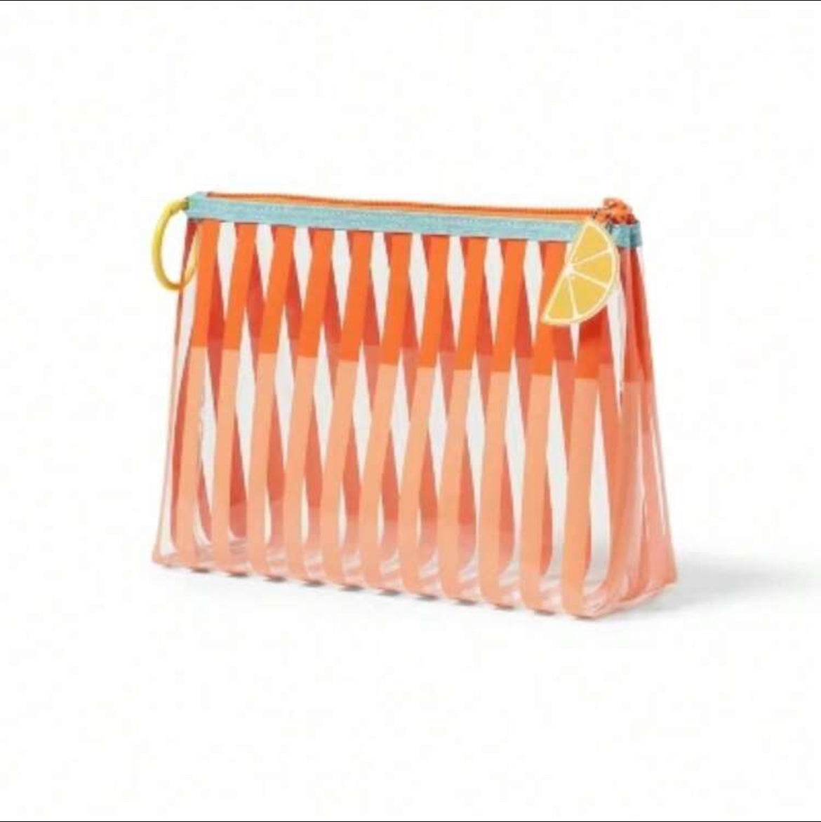 Orange Striped Bag