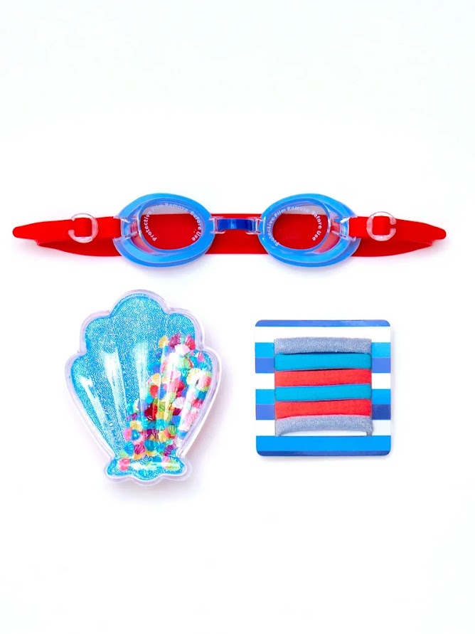 Summer wellness gift bundle for kids designed for beach vacations and family travel.